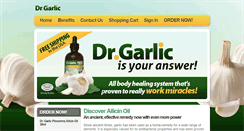 Desktop Screenshot of drgarlic.net